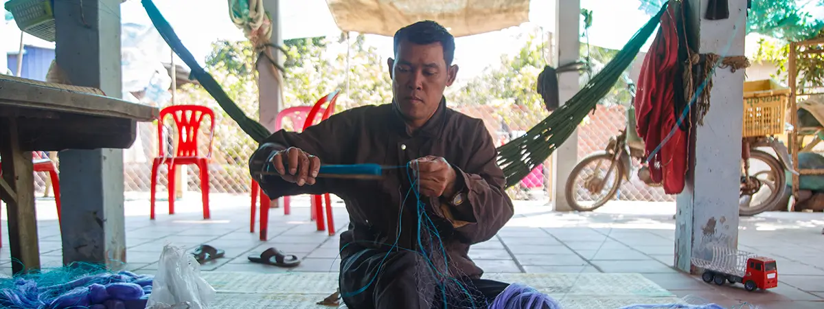Fisherman, Cambodia - Maxima Microfinance Plc.