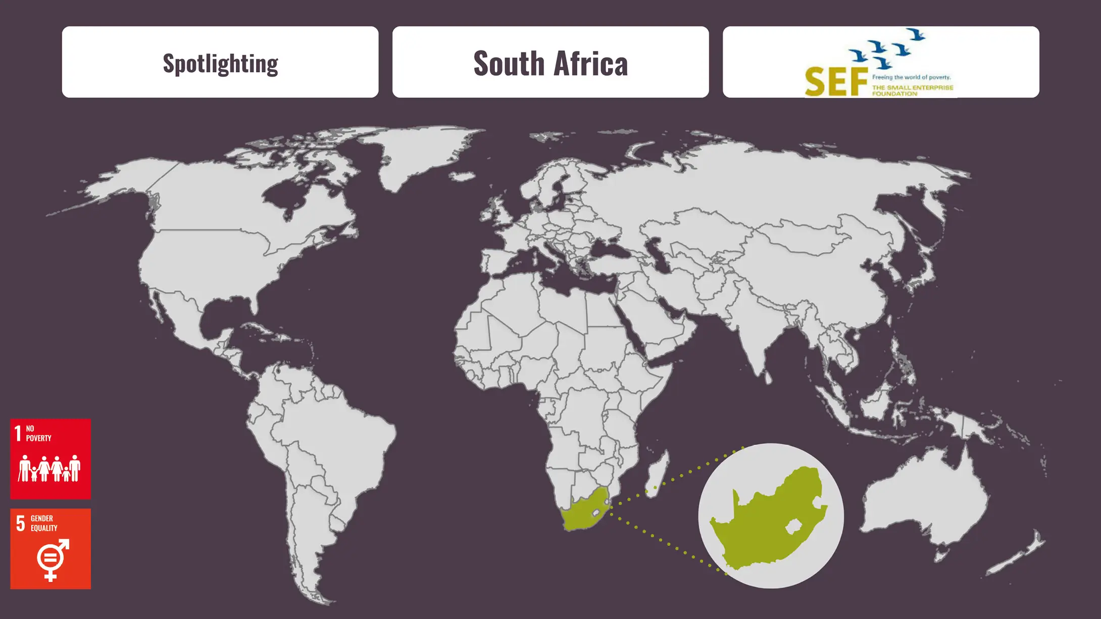 Spotlighting South Africa - Small Enterprise Foundation